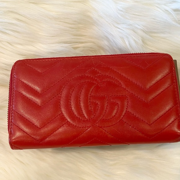 Authentic Gucci Marmot Zip Around Wallet - Picture 4 of 10